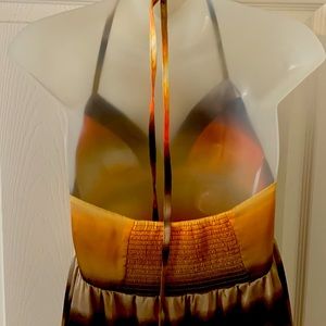 Beautiful Multi colored Satin dress